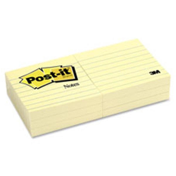 3M 3M MMM663YW Sticky note Pop-Up Note Pads 300 Per Pack; 5 x 8 in. MMM663YW